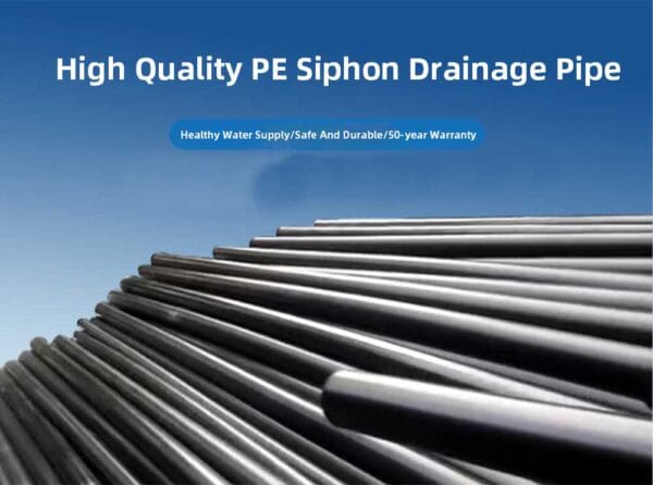 PE siphon drain pipe